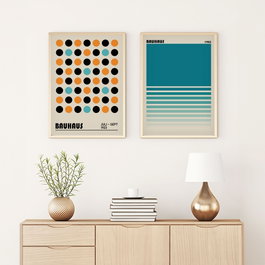 Wallity Huhu249 - Cuadros decorativos enmarcados de 50 x 70 cm (2 piezas)